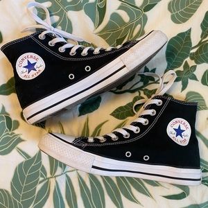 black high top converse